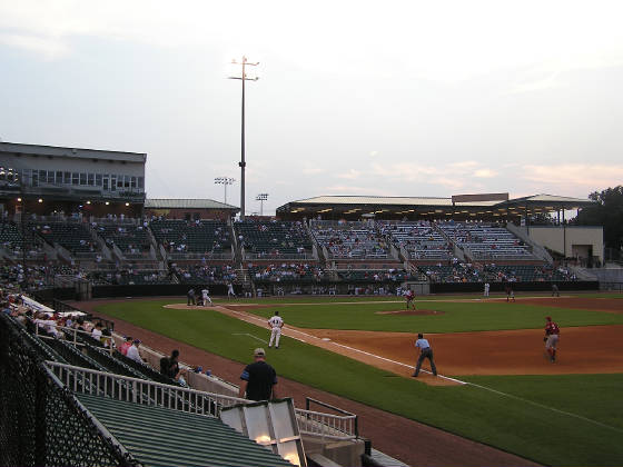A view from the 1st base side, Pringles Park