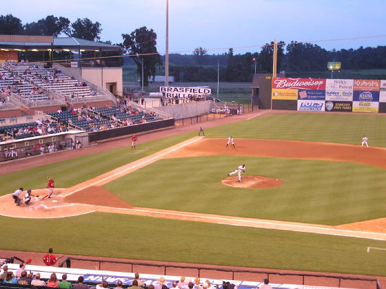 Game Action at Pringles Park  Jackson, Tennessee